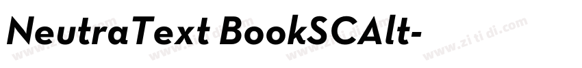 NeutraText BookSCAlt字体转换